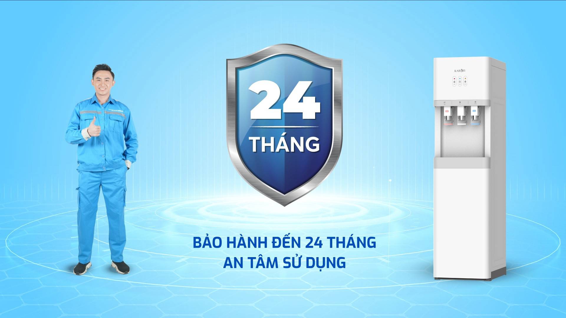 Cây nước nóng lạnh Karofi HCV209